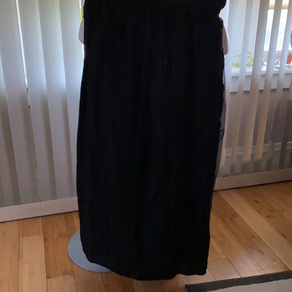 Sequins Chiffon Long Skirt - Picture 2 of 2